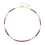 Collana in argento con Smeraldo Brasiliano