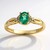 Anello in oro con Smeraldo Colombiano