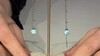 Pendientes en plata con Larimar