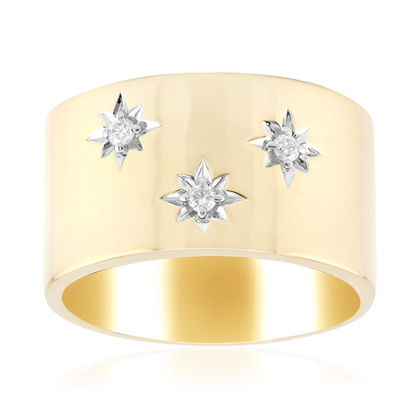 Zilveren ring met I1 (G) Diamanten (Annette)