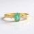 Bague en argent et Emeraude de Russie (Adela Silber)
