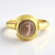 Anello placcato in oro con Scapolite Occhio di Gatto