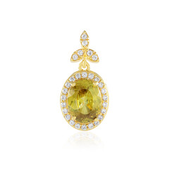 Ciondolo in argento con Sfene