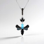 Collana in argento con Onice Nero (Dallas Prince Designs)