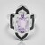 Anello in argento con Ametista Rose de France