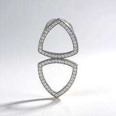 Ciondolo in argento con Zircone (MONOSONO COLLECTION)