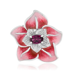 Ciondolo in argento con Rodolite