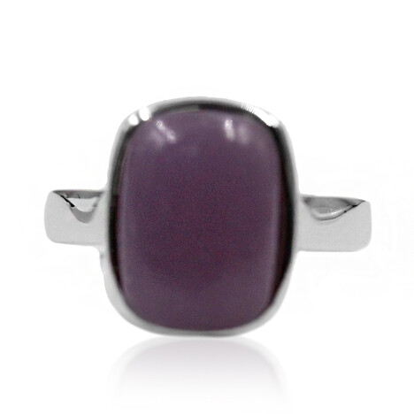Lepidolite Silver Ring