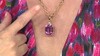 Pendientes en oro con Zafiro rosado (CIRARI)