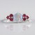 Anello in argento con Pietra di Luna Arcobaleno