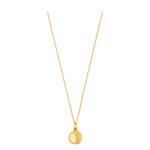 Collar en plata con Ámbar báltico Milky (dagen)