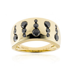 Anello in oro con Diamante Nero (de Melo)