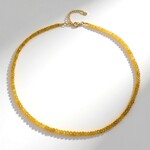 Collana in argento con Eliodoro