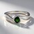 Anello in argento con Diopside Russo