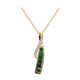 Collar en oro con Esmeralda de Zambia AAA (CIRARI)