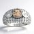 Bague en argent et Morganite du Brésil
