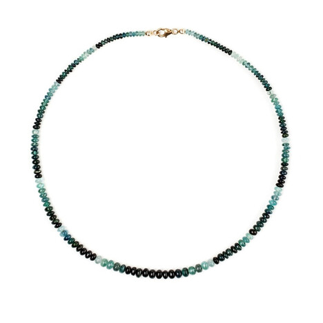 Collier en or et Indicolite