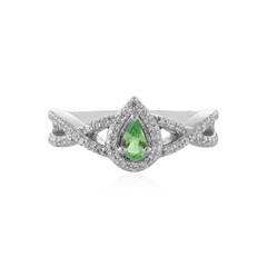 Anello in argento con Tsavorite