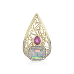 9K Welo Opal Gold Pendant (Ornaments by de Melo)
