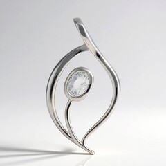 Ciondolo in argento con Danburite