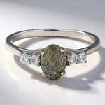Anello in argento con Labradorite