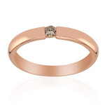 SI1 Argyle-Rose de France-Brillant-Silberring (Annette)