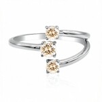 Anello in oro con Diamante Rose de France VS1 di Argyle (Annette)