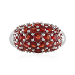 Tanzanian Ruby Silver Ring
