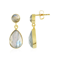 Boucles d'oreilles en argent et Labradorite