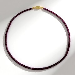 Collana in argento con Rodolite (Adela Silber)