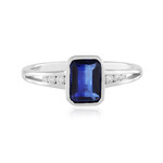 Anillo en plata con Cianita de Nepal