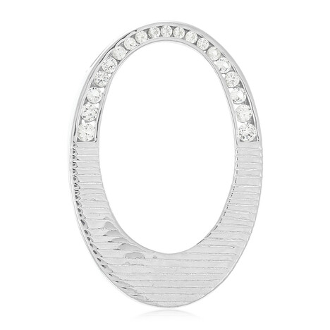 Pendentif en argent et Topaze blanche (MONOSONO COLLECTION)