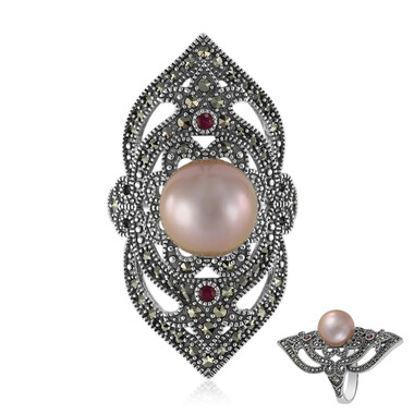 Ming-Perlen-Silberring (Annette classic)