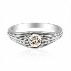 Anillo en oro con Diamante rosa de Francia de Argyle VS1 (Annette)