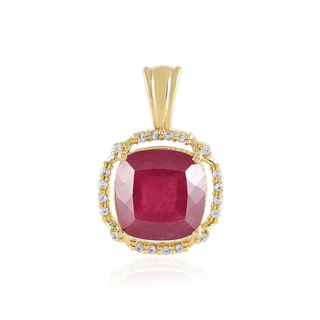 Ciondolo in argento con Rubino del Madagascar