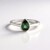 Anello in argento con Apatite Cromo