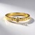 Bague en argent et Diamant chocolat I2