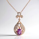 Collana in argento con Ametista