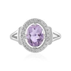 Anello in argento con Ametista Rose de France