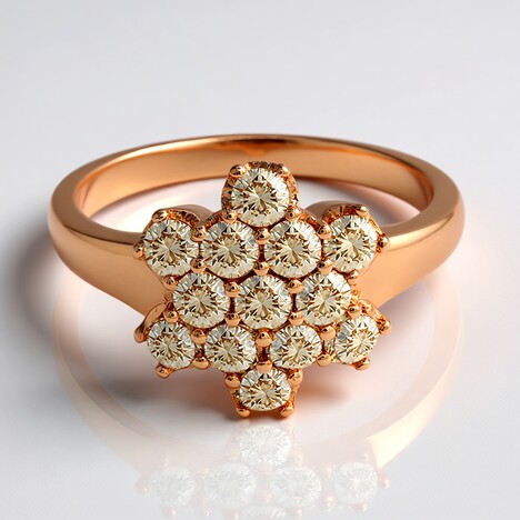 Bague en or et Diamant rose de France SI1 d'Argyle  (Annette)