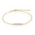 Brazalete en plata con Diamante VS1 (G) (Annette)
