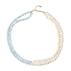 Collar en plata con Aguamarina de Brasil