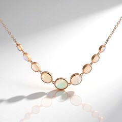 Collana in argento con Opale di Welo (Adela Silber)