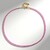 Collana in argento con Zaffiro Rosa