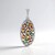 Pendentif en argent et Saphir