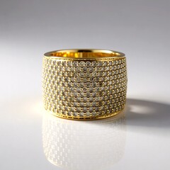 Bague en or et Diamant champagne I2 (de Melo Gold)