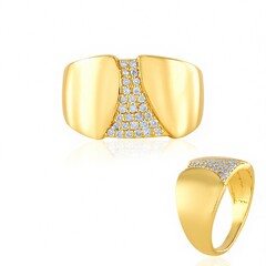 Anello in argento con Diamante I2 (H) (de Melo Essence)