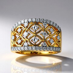 Anello in oro con Diamante SI1 (G) (Annette)
