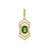 Russian Diopside Silver Pendant