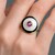 Brazilian Pink Tourmaline Silver Ring (M de Luca)